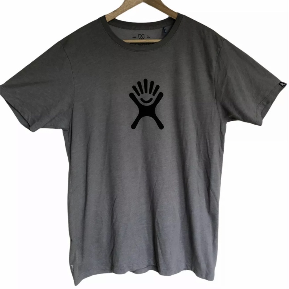Hydro Flask Hydro Free T-Shirt Gray Top Size Large KT12